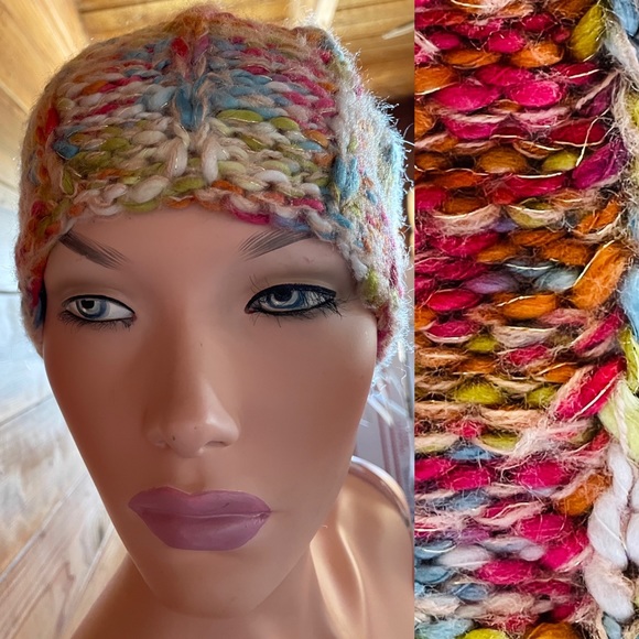 Cozy CONFETTI Colorful KNIT BEANIE Cap Hat O/S - Picture 4 of 10